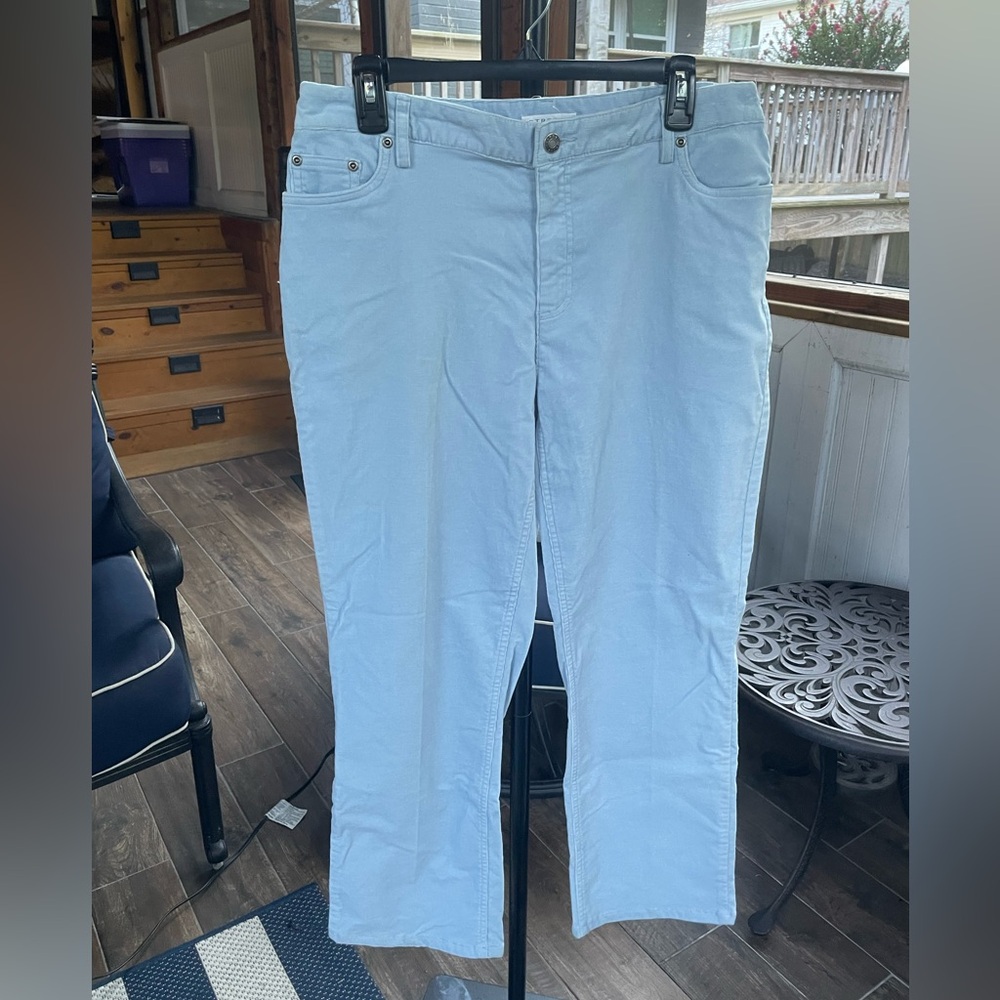 Light Blue Women's Corduroy Pants - Liz Claiborne’s First Issue Brand